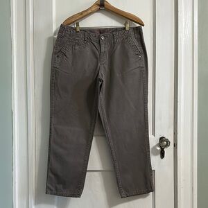 Elle City Chic Distressed Chino Capri
- Cocoa
